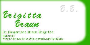 brigitta braun business card